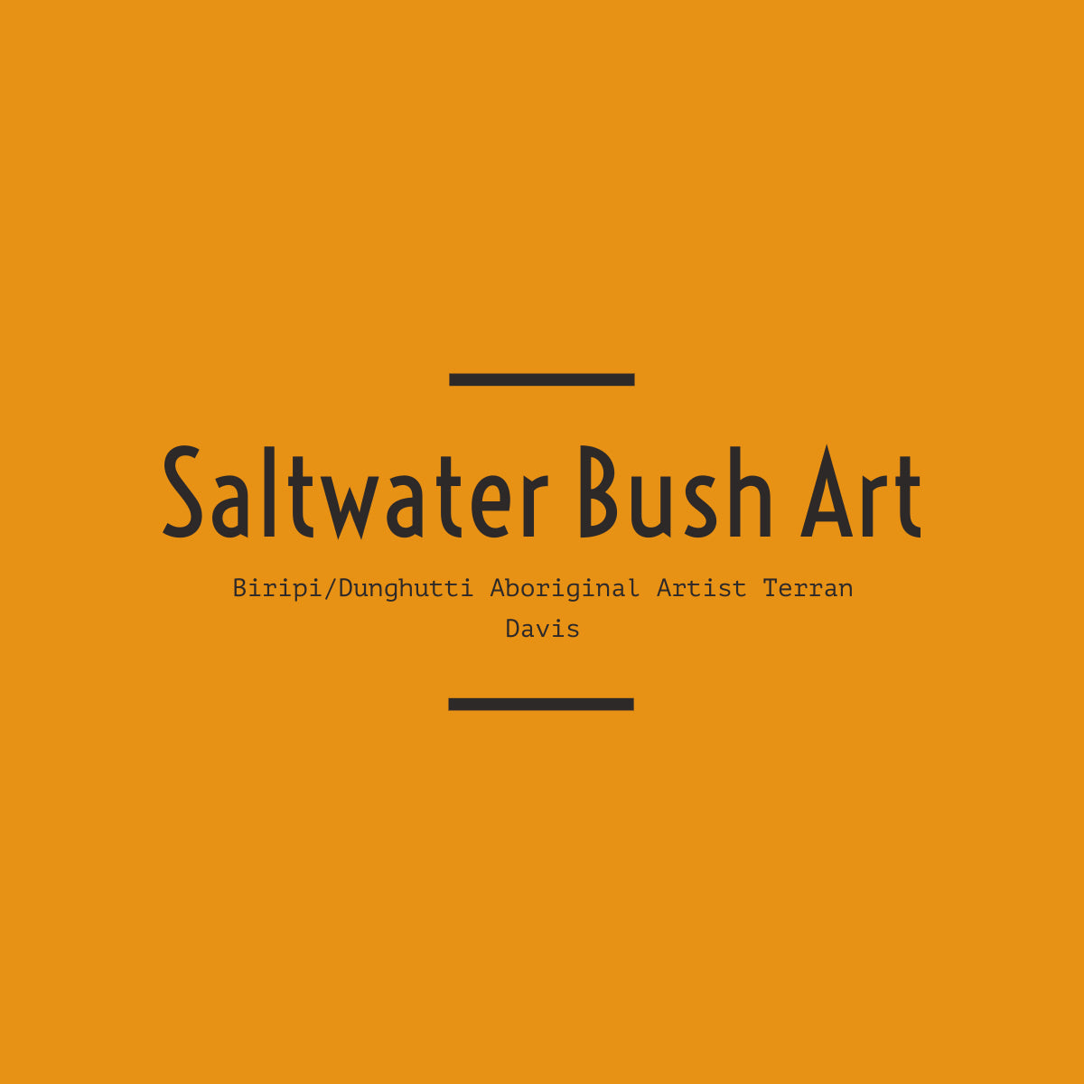 Saltwater Bush Art
